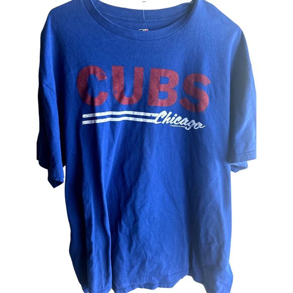 Genuine Merchandise Chicago Cubs T-shirt Blue size XL short sleeve - Picture 1 of 3